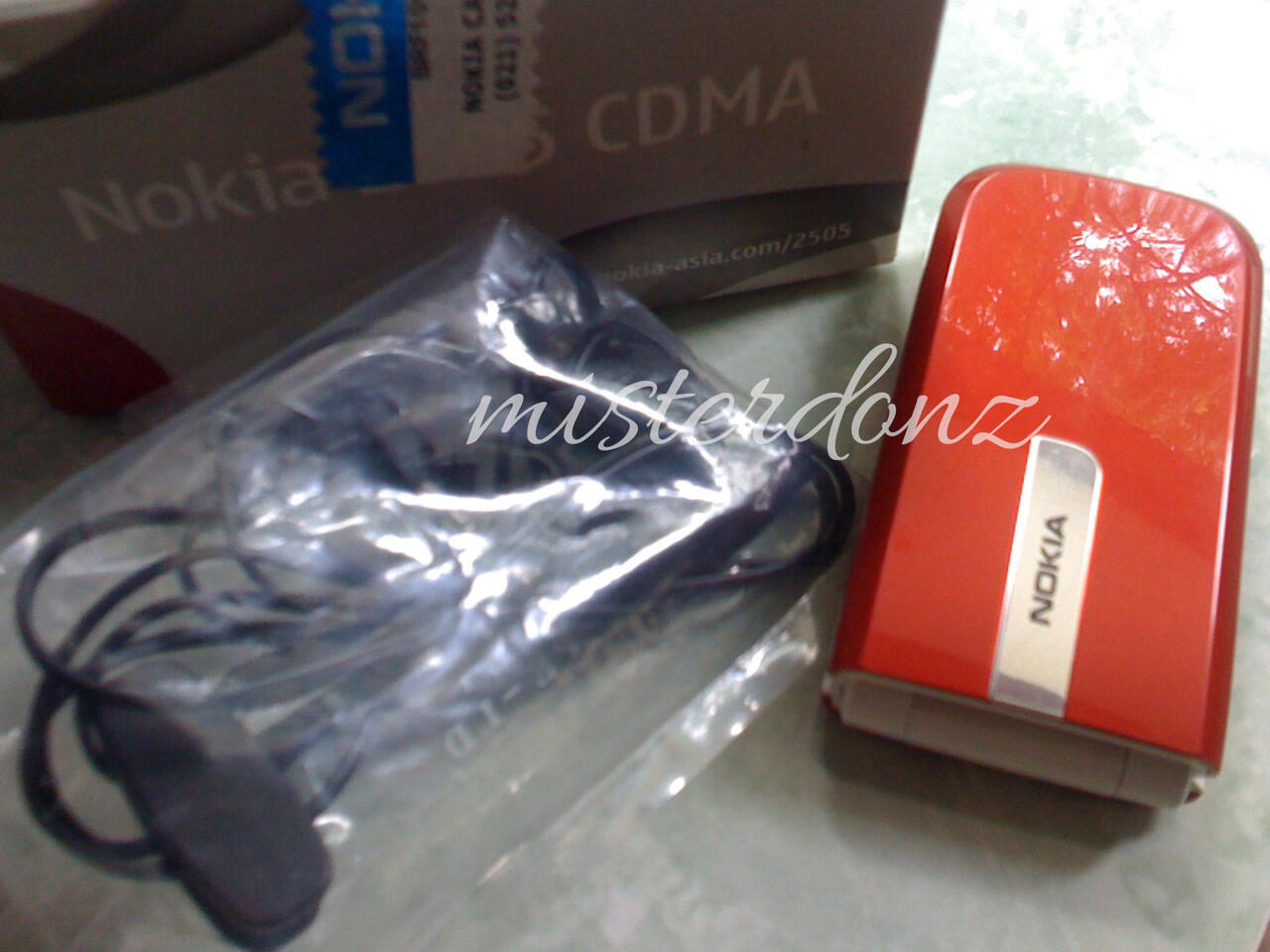 Nokia 2505 Merah Fullset Mulus