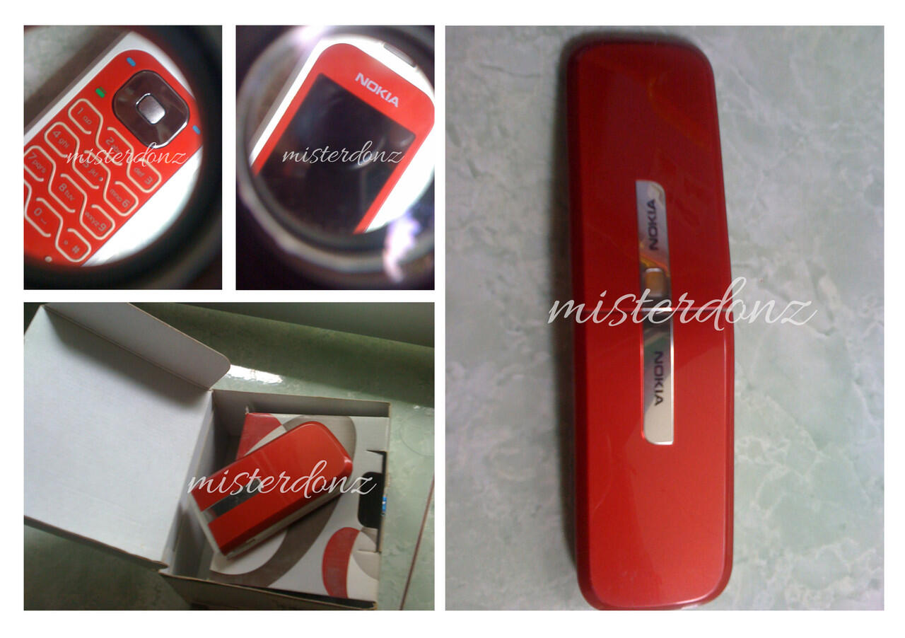 Nokia 2505 Merah Fullset Mulus