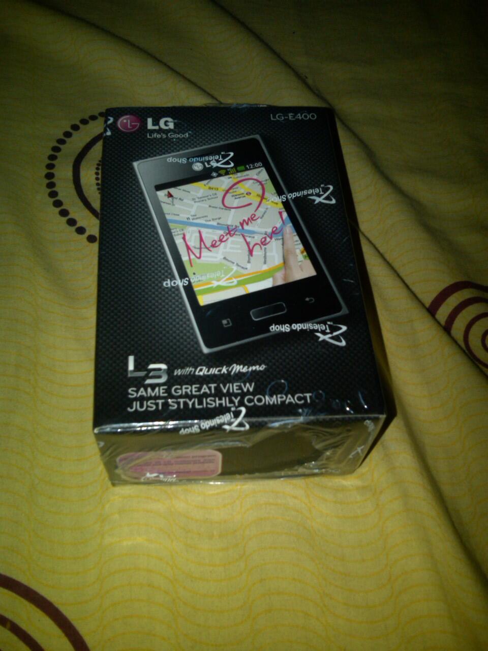 LG Optimus L3 E400 Baru Segel Garansi Murah Bogor Cibinong Depok