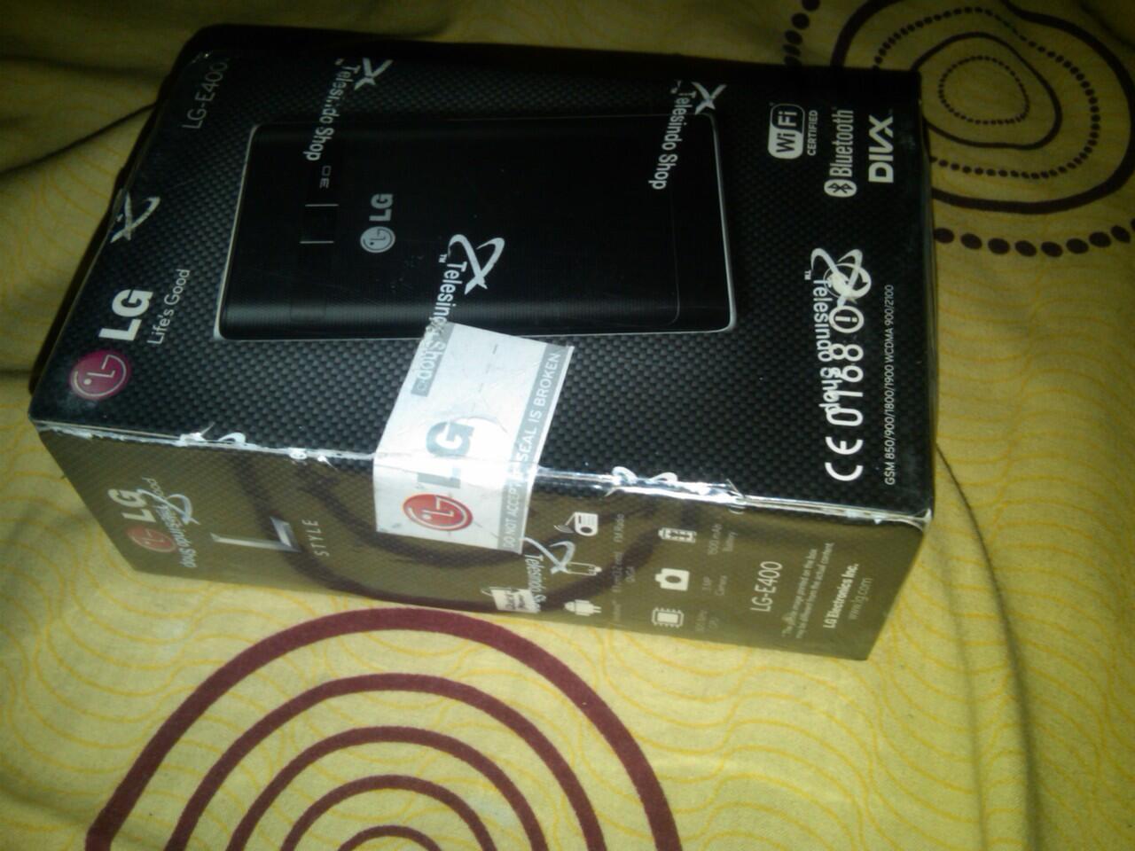 LG Optimus L3 E400 Baru Segel Garansi Murah Bogor Cibinong Depok