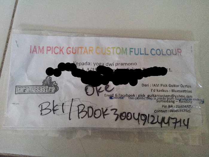 jasa pembuatan pick gitar custom ( IAM PICK )
