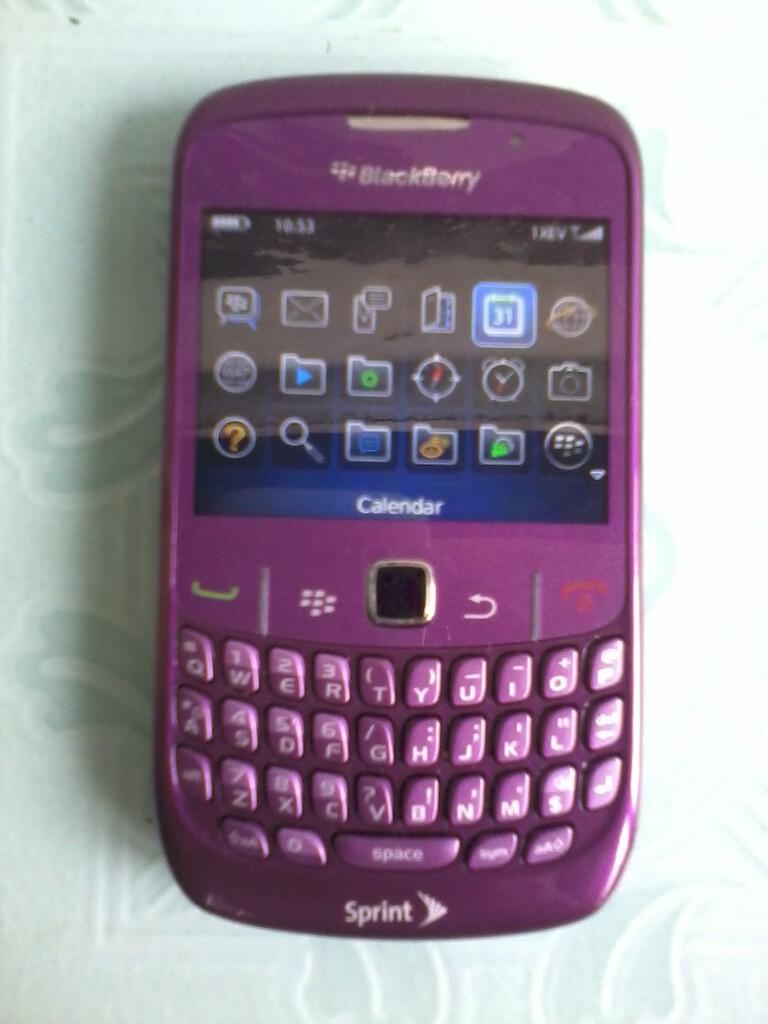 jual bb gemini 8530 cdma purple komplit & masih garansi