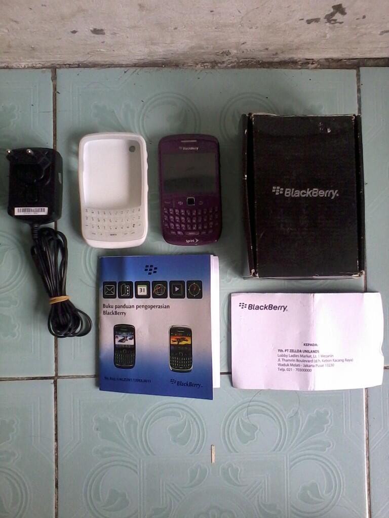 jual bb gemini 8530 cdma purple komplit & masih garansi