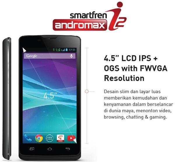 Smartfren Andromax I2 - Black