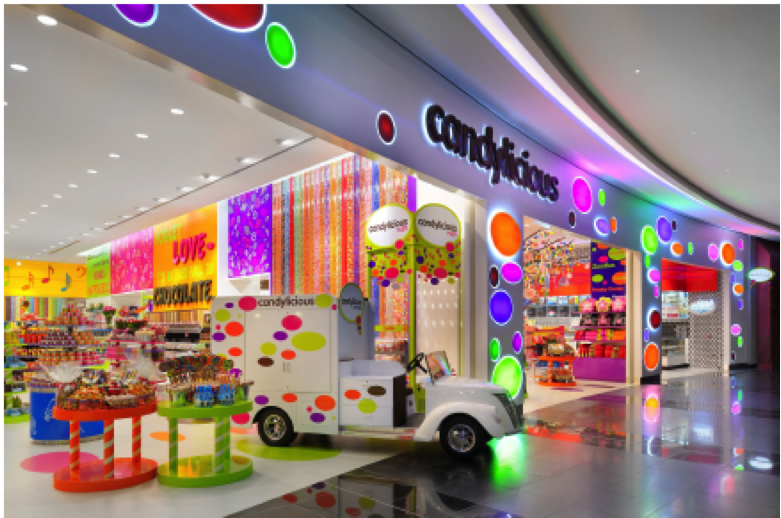 candylicious toko permen terluas di dunia