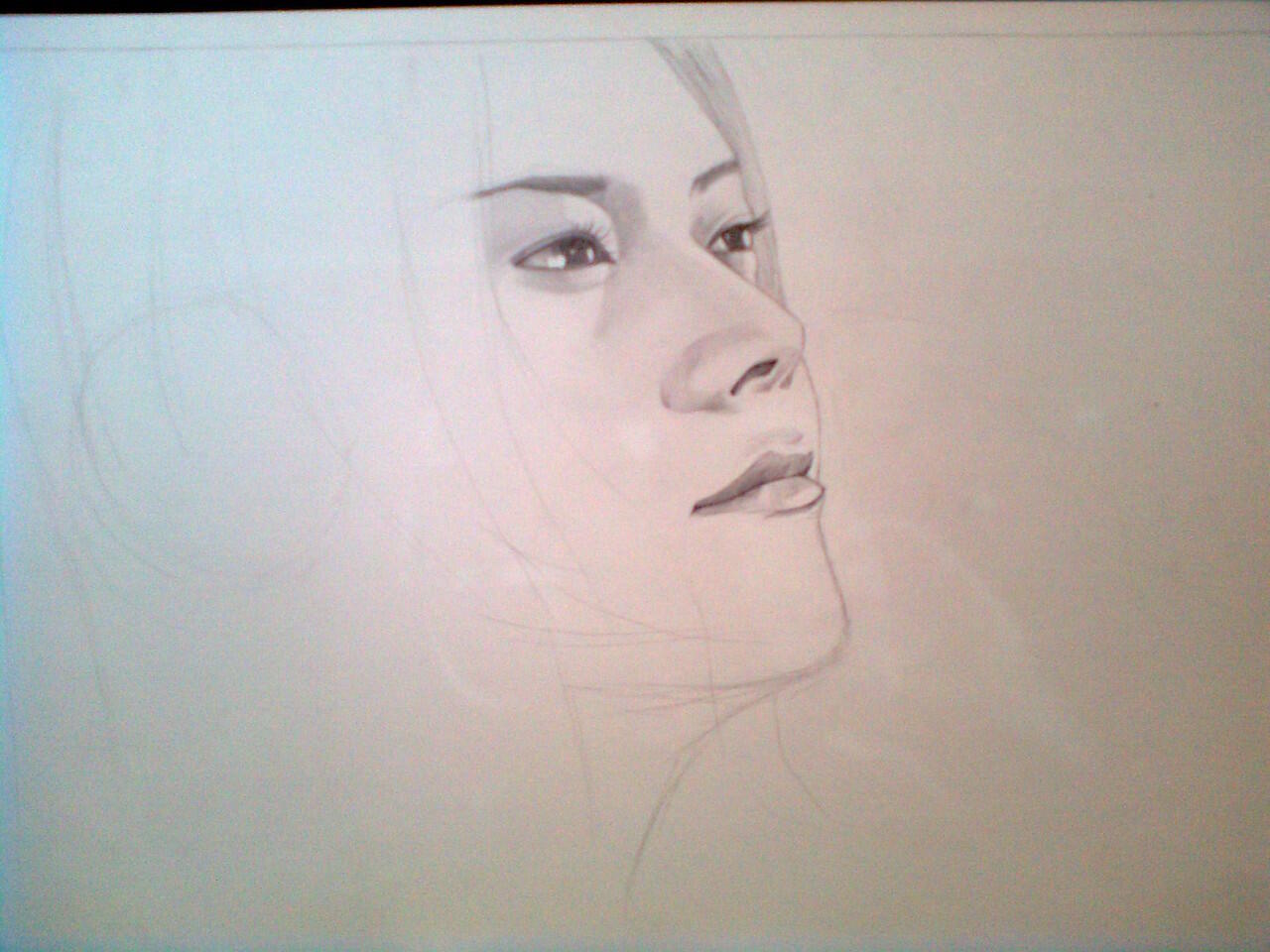 step by step - menggambar YUI YOSHIOKA