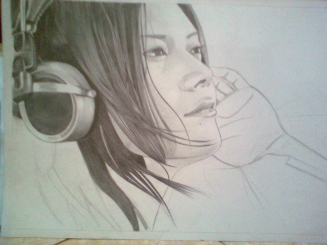 step by step - menggambar YUI YOSHIOKA