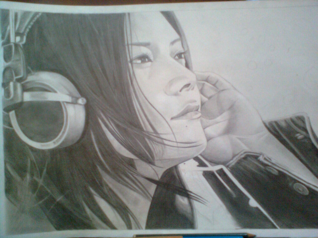 step by step - menggambar YUI YOSHIOKA