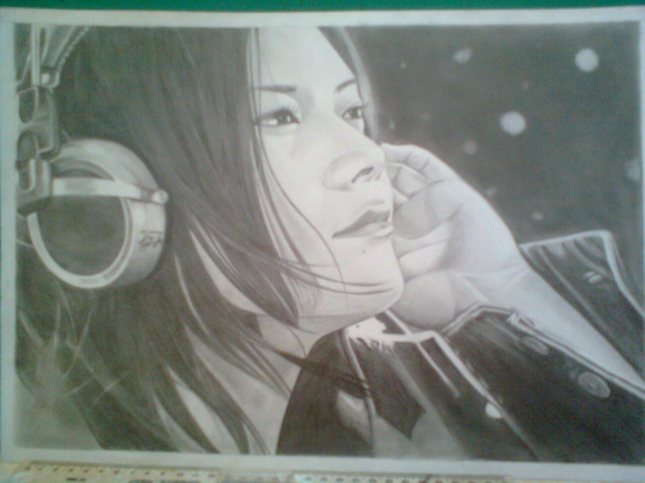 step by step - menggambar YUI YOSHIOKA