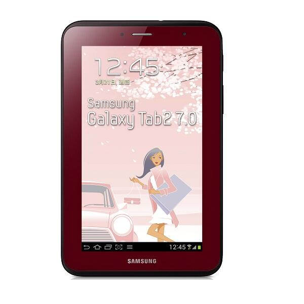 Samsung Galaxy Tab 2 - 7.0 inch 3G La'Fleur Edition Red