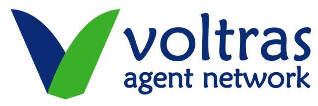 Network agent. Voltra logo. National Agency for Network service.