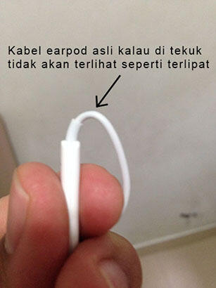 Cara membedakan earpod Iphone 5 asli dan palsu