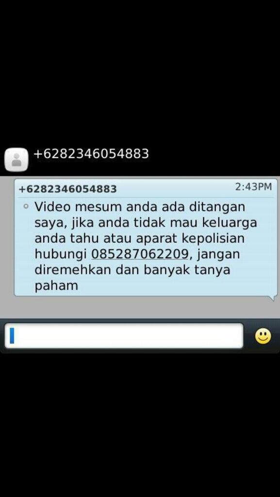Modus sms Tertolol 