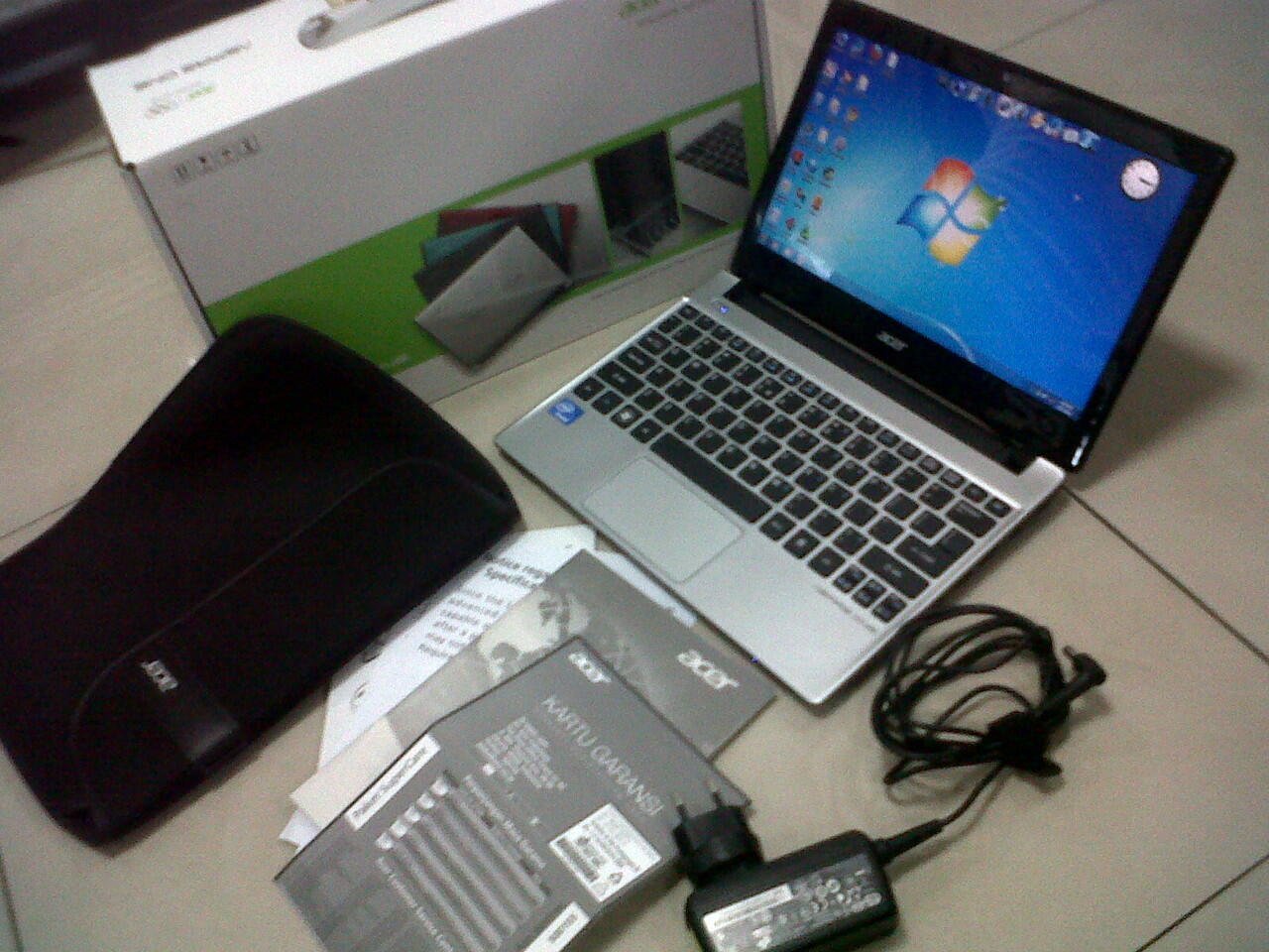 ACER Aspire 756 -slim- dualcore-Fulsett-(Cod Bogor)