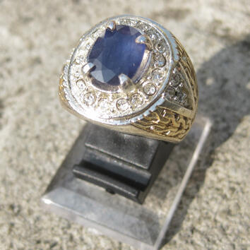 Lelang Murah Batu Cincin Siap Pakai.. Akik darah,Blue Safir, Topas,onyx dll
