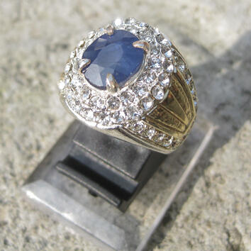Lelang Murah Batu Cincin Siap Pakai.. Akik darah,Blue Safir, Topas,onyx dll
