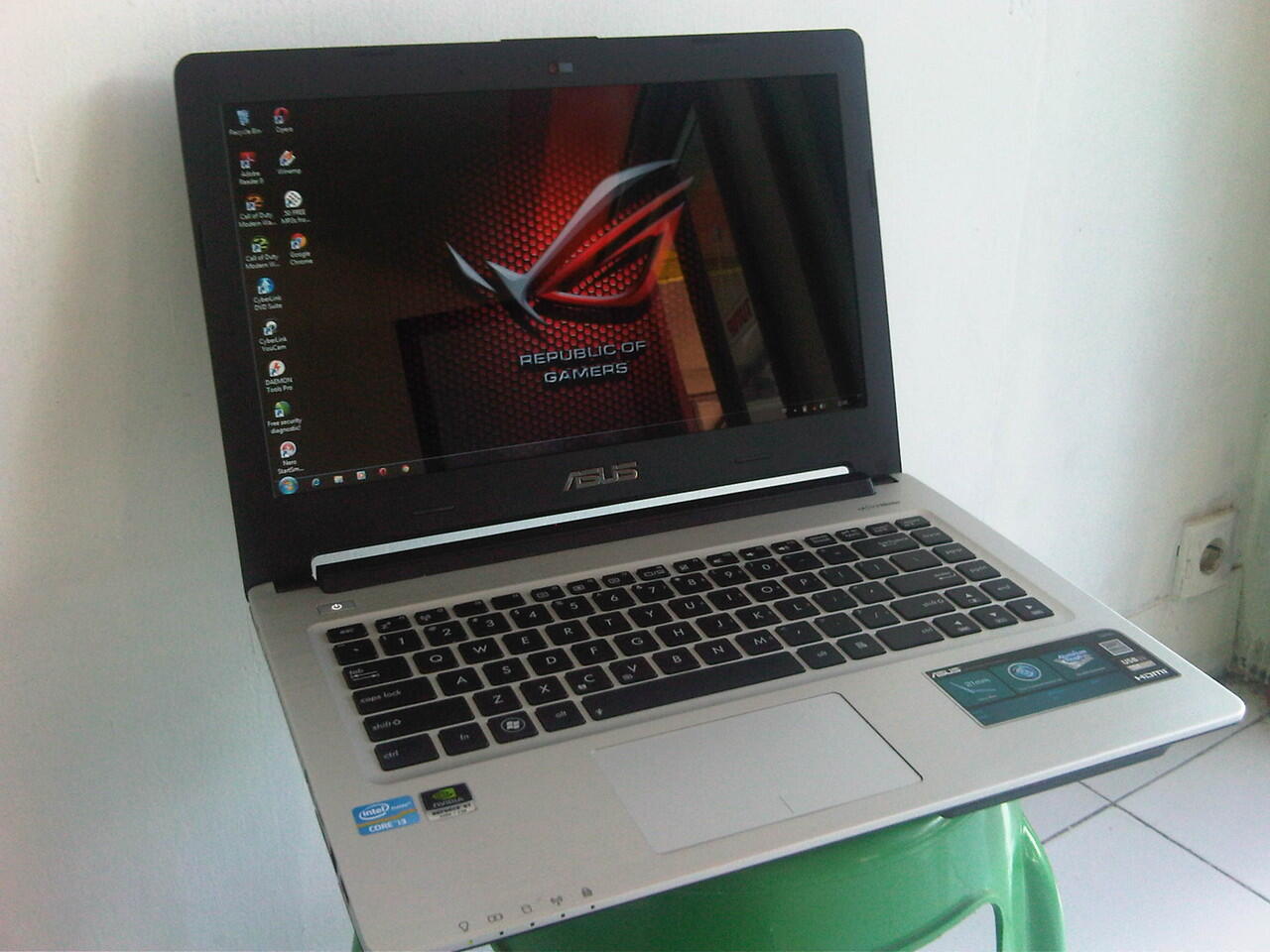 Asus i5 Ivy VGA 2 GB DDR3 4 GB HDD 500 GB Super Gamer