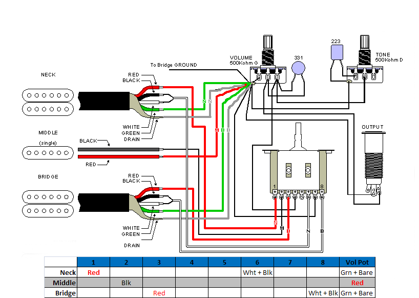 Схема подключения wiring diagram