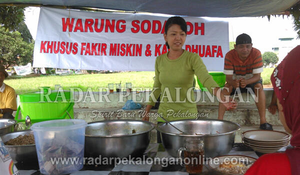 Warung Sodaqoh untuk Fakir Miskin di Pekalongan