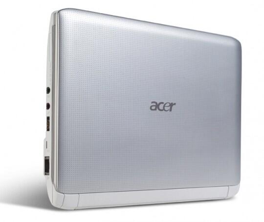 Jual netbook acer Aspire one AO532H-2BS Silver-White (batre 5 jam lebih) Bandung