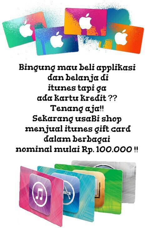 Jual Itunes Gift Cards (IGC)
