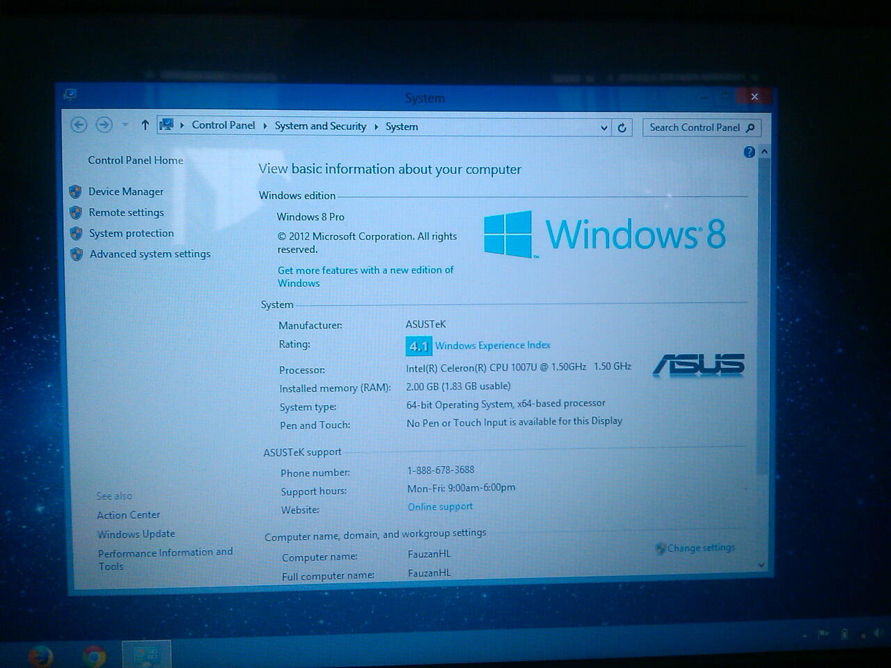 LAPTOP ASUS X200CA MULUS ISTIMEWA SOLO