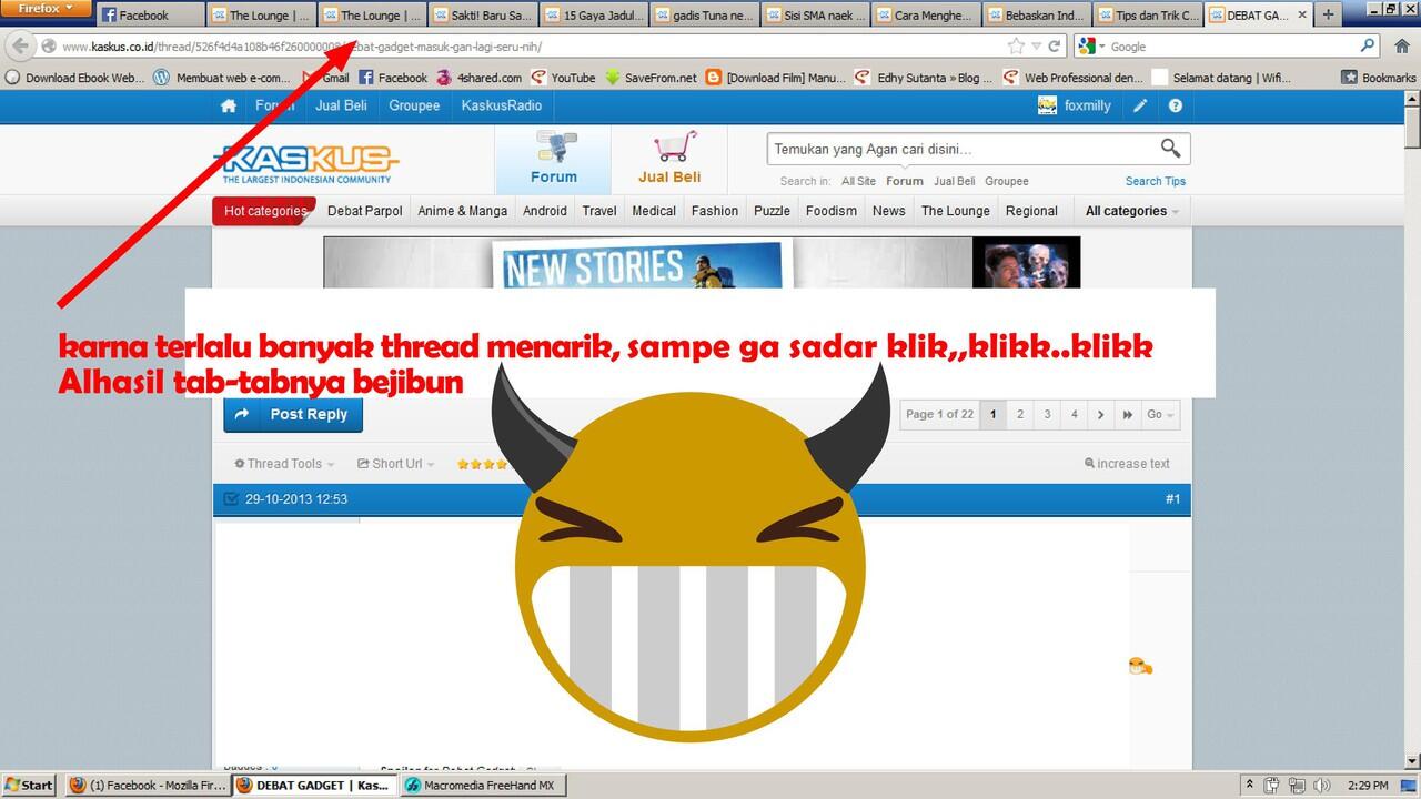 Efek KaskuS pada Browser ane