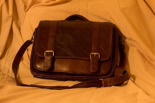 NC Leather, 100% Original Leather Bag!