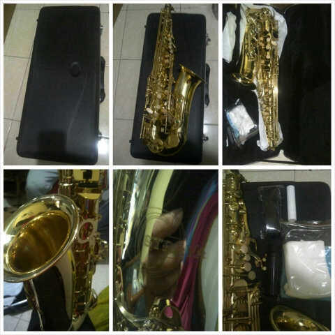 Jual Alto Saxophone LACQUER ABS with hardcase, kualitas bagus harga murah