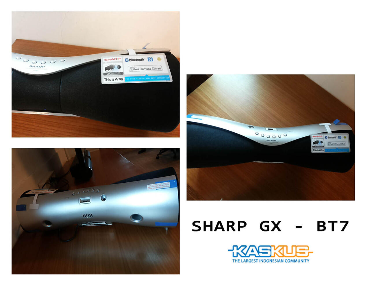SHARP Bluetooth Speaker GX-BT7 dengan teknologi NFC