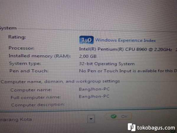 Toshiba satelite C640 core B960 bs di tt Hp semarang