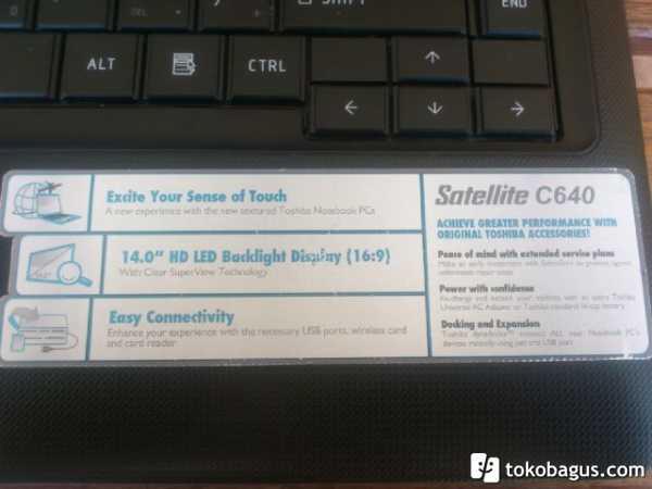 Toshiba satelite C640 core B960 bs di tt Hp semarang