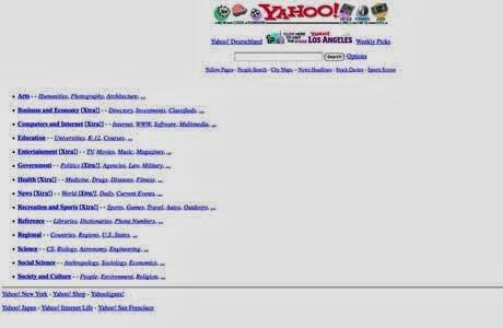 Inilah Tampilan Situs-Situs Populer Saat Pertama Kali Dirilis
