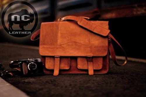 NC Leather, 100% Original Leather Bag!