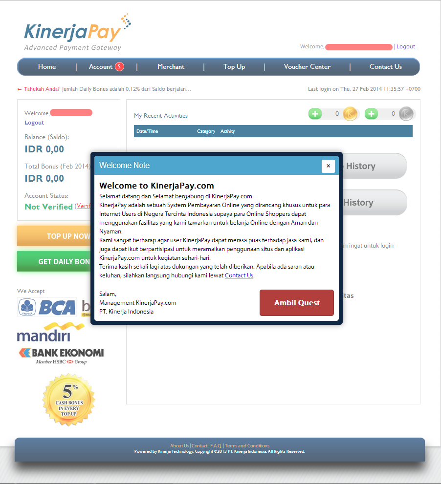 All about KinerjaPay