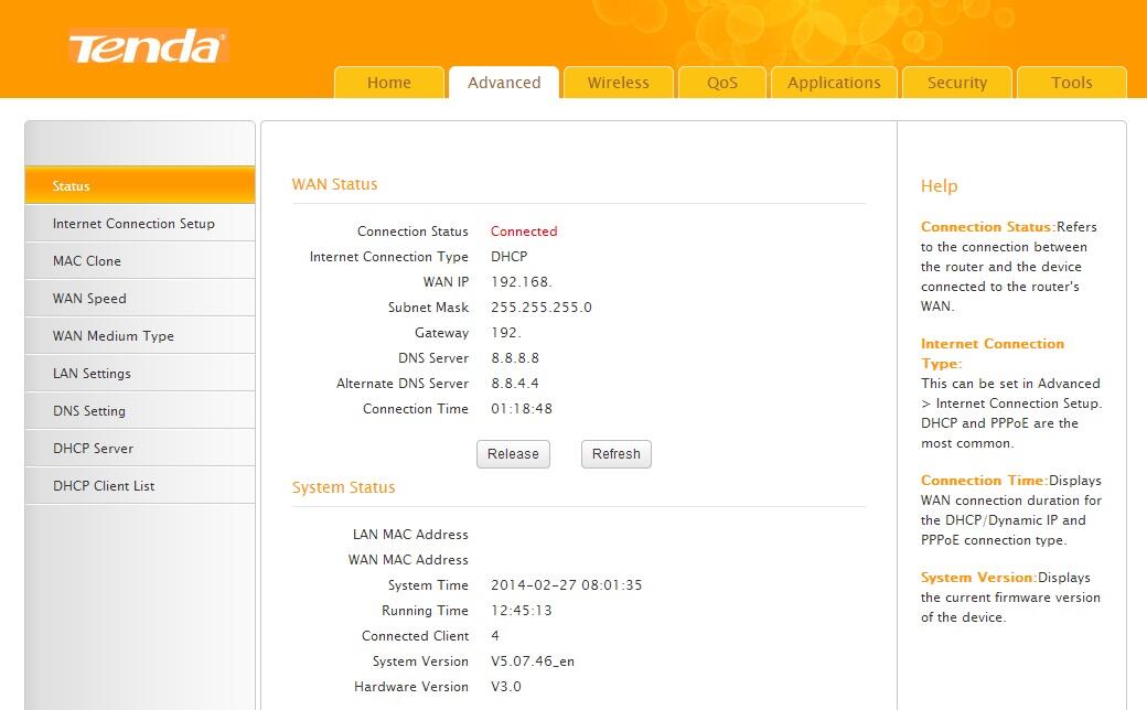 &#91;Review&#93; Tenda W308R WIFI B/G/N 300Mbps MIMO 2T2R Chipset By Broadcom