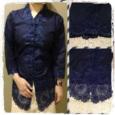 Baju Kebaya Bahan Katun Paris