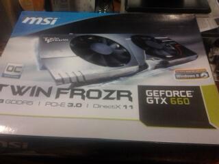 VGA CARD MSI GTX660 TWIN FROZER III OC EDITION