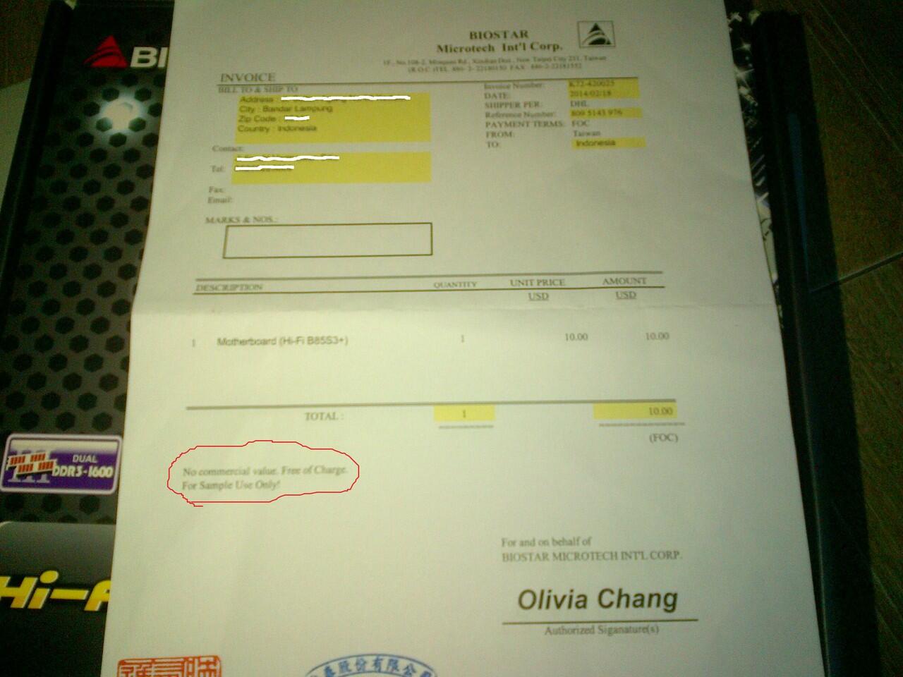 &#91;URGENT&#93; Dapet paket kiriman dari TAIWAN pake DHL Kok Disuruh bayar pajak nya gan?