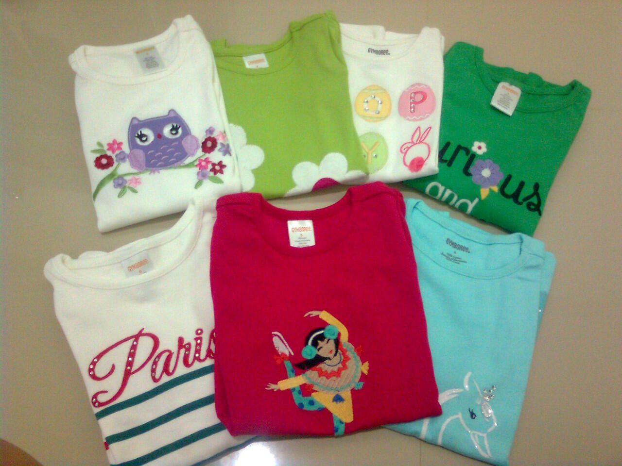 Baju Anak Cewek GYMBOREE (lengan pendek)