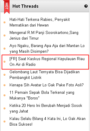 Kaskus Regional Kepulauan Riau On Air Di Mercy88FM