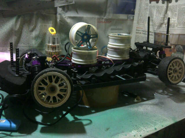 kit rc drift tamiya TT01,HSP, dan DEVIL