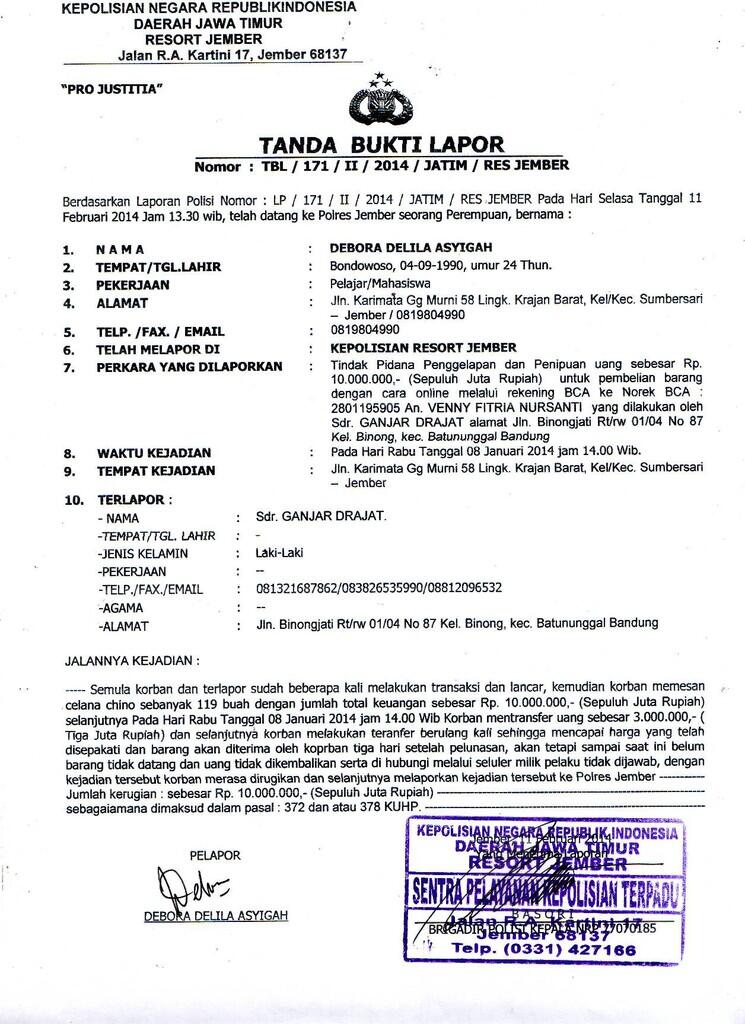 SURAT TERBUKA UNTUK GANJAR DRAJAT VEGA COLLECTION