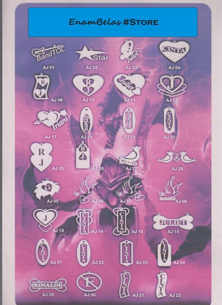 Terjual .:Pembuatan Liontin, Gelang, Cincin Bernama (Bisa 