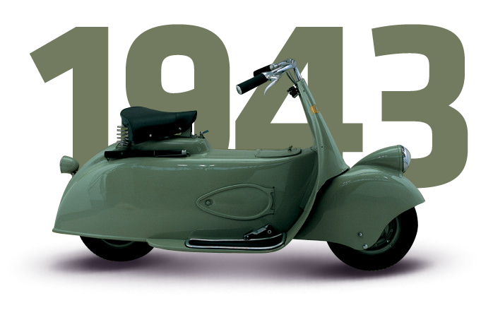 Animasi Evolusi Vespa dari 1943 Sampai 2013