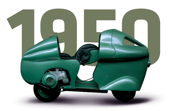 Animasi Evolusi Vespa dari 1943 Sampai 2013