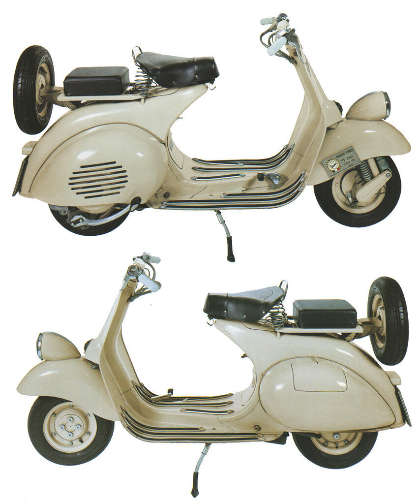 Animasi Evolusi Vespa dari 1943 Sampai 2013