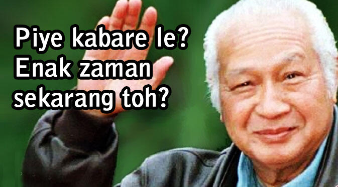 Zaman Soeharto vs Saat Ini