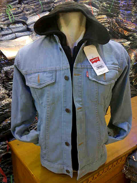 Terjual Jual Jaket  Jeans Hoodie kupluk Levis  PSD rebel 