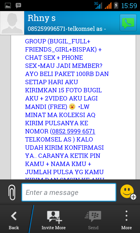 Modus penipuan baru di bbm